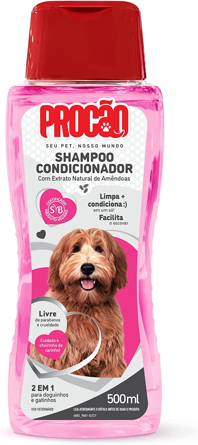 Shampoo Para Cão Procão + Condicionador 2x1 500ml